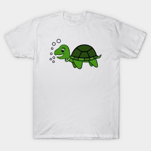 FUNNY Green Turtle T-Shirt